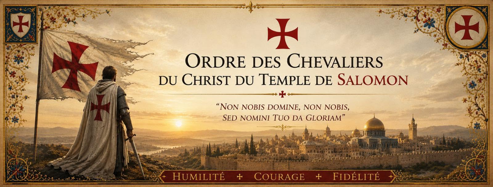 BanniÃ¨re de l'Ordre des Chevaliers du Christ du Temple de Salomon